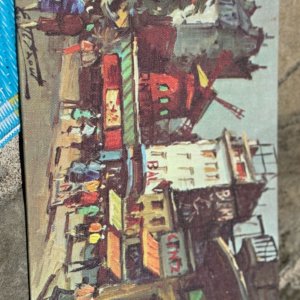 Paris Landscape Canvas Art